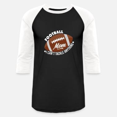Football mom' Unisex Baseball T-Shirt 